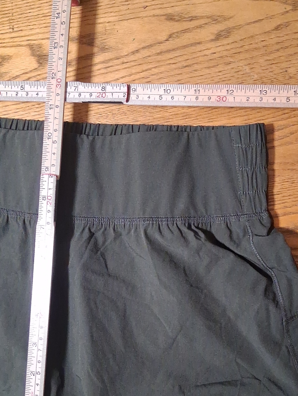 HALARA Women Medium PETITE MP Pants New Green Pull Up Jogger Pants Activewear - Picture 4 of 6